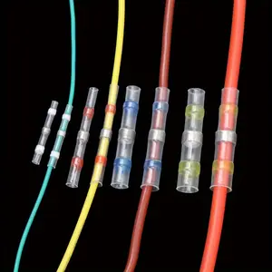 50/100pcs Waterproof Solder Seal Wire Connectors-Heat Shrink Insulated Electrical Terminals