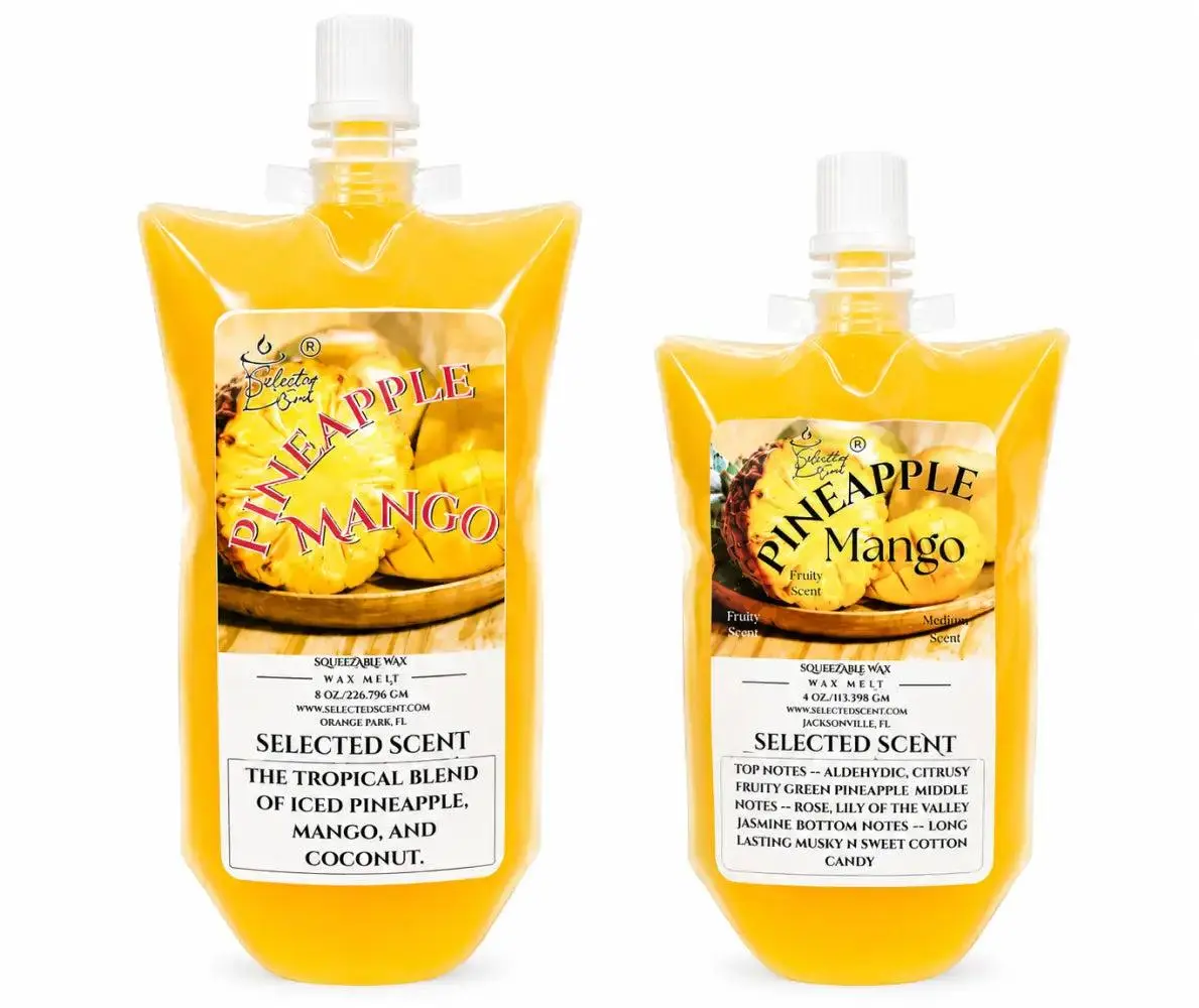 Pineapple Mango Squeezable Wax Melt Tropical Wax Melt For Warmer