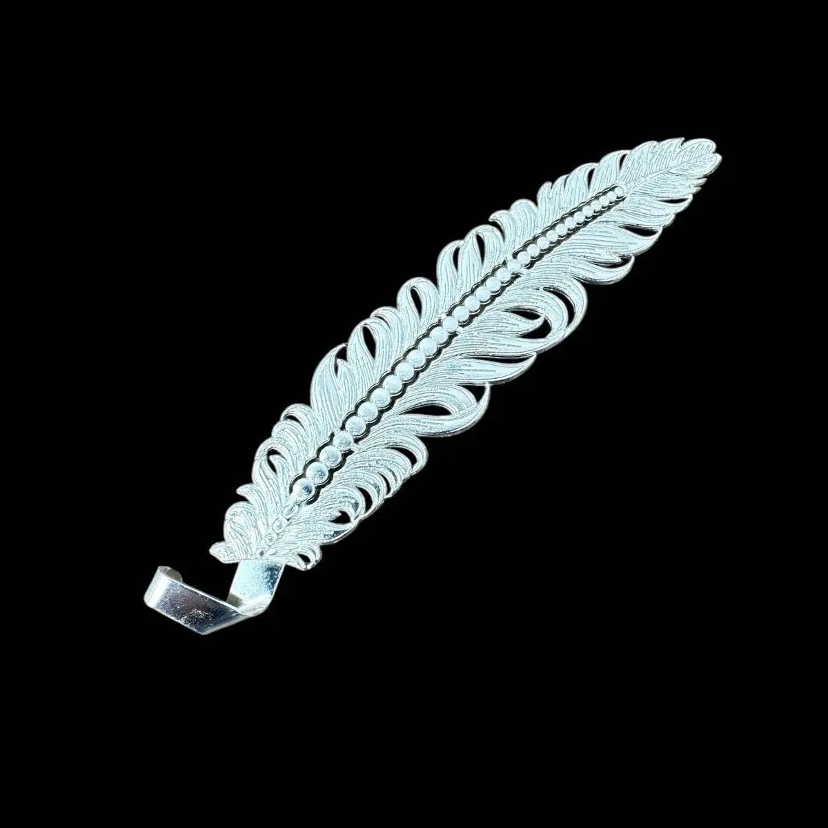 Silver Trophy  Hat Feather