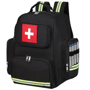 Gatycallaty First Aid Backpack Medical Emt First Responder Bag Empty Ems Emergency Home Health Hiking Trauma Travel Camping
