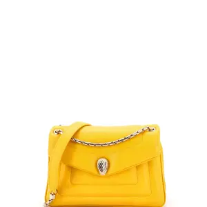 Pre-owned Bvlgari Leather Shoulder Bags Serpenti Reverse Shoulder Bag Small by Rebag