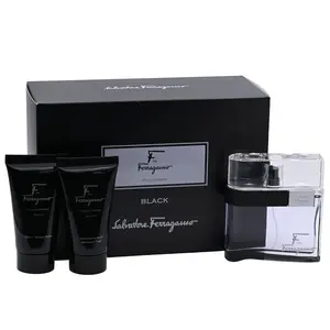 F Black by Salvatore Ferragamo for men 3 pcs gift set New in Box