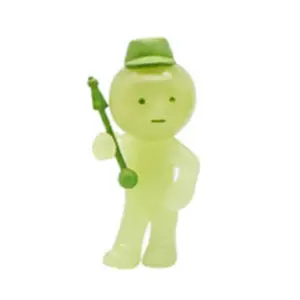 Smiski Glow-in-the-Dark Mini Figures Set Adorable Green Glowing Mini Dolls Perfect Gift for Kawaii Toy Lovers Fans Kawaii Night Glow Collectible Toys for Desk Shelf Decor