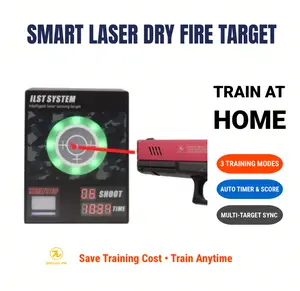 Auto-Connect Laser Training Targets | Rechargeable 40H Battery |  3 Training Modes | Audio-Visual Feedback | Indoor Practice