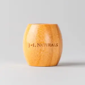 Natural Bamboo Toothbrush Holder – Minimalist Bathroom Stand