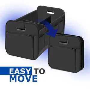 Multifunctional Car Trunk Storage Box, Waterproof Oxford Fabric, Reinforced Inner Board, Strong Load Capacity, Easy Handling