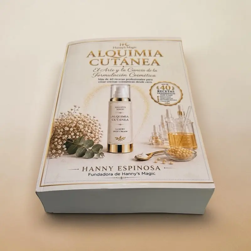 Alquimia Cutánea: Cosmetic Formulation Art and Science Book in Spanish, 40+ Professional Recipes
