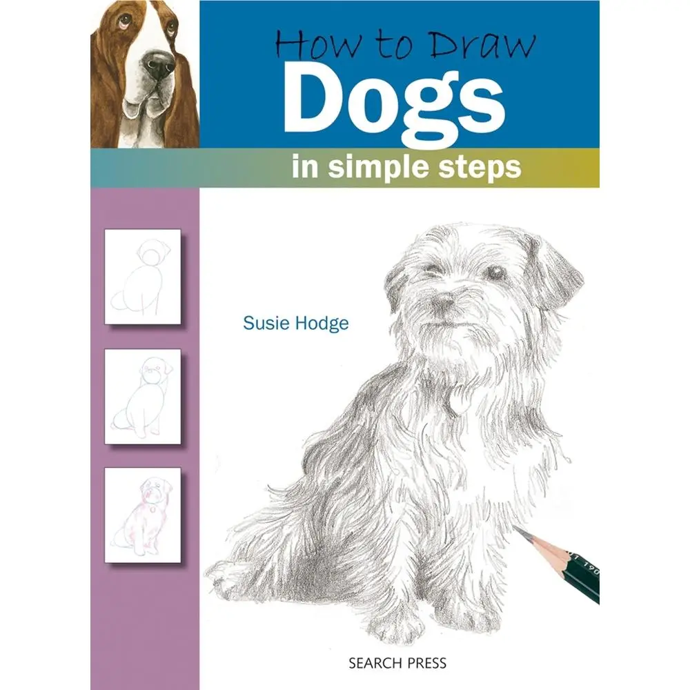 USED-How to Draw Dogs in Simple Steps by Hodge, Susie (Paperback)