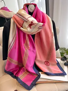 Horse Pattern Scarf for Women and Girls, Fitted Quality Fashion Animal Pattern Print Headscarf for Everyday Use, All Season Use, Stylish Gift for Birthdays and More