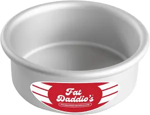 Fat Daddio'S PRD-52 Anodized Aluminum round Cake Pan, 5 X 2 Inch Fat Daddio's