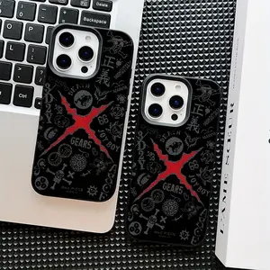 Anime Black Design One  Phone Case Suitable for iPhone 17 Air 16 15 14 13 12 11 Pro Max Plus  Shockproof Soft Back Cover Couple Gift