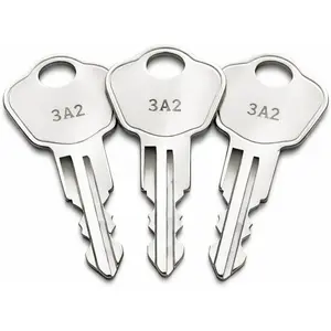 3 Pack Pre Cut 3F2 Keys for Sentry Safes Model 1100, Compatible with Safe Boxes, Lock Boxes, File Cabinets and Storage Chests, Pre Cut for Key Code 3A2-3W2