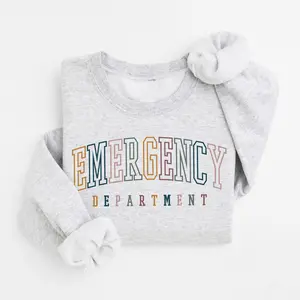 Emergency Department Sweatshirt, ER ED Nurse Life, Emergency Room Doctor, Nursing School Grad, Nurse Week, Unisex Crewneck Sweatshirt, Gift for Nurse
