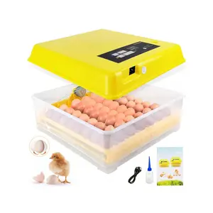 48/56/96-Egg Incubator, 80W Automatic Digital Poultry Incubators With Automatic Egg Turning& Egg Candler& Temperature And Humidity Control, For Hatching Chickens, Duck, Quail, Goose, Birds, Ducks, Pigeons Eggs