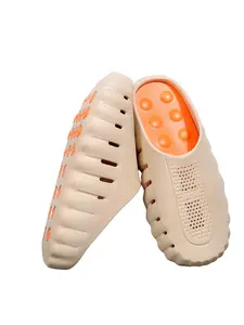 Outdoor Sports Massage Particles Thick Sole Height Increase Anti-Slip Men's Casual Sandals, Quick-Dry, Durable, Odor-Resistant