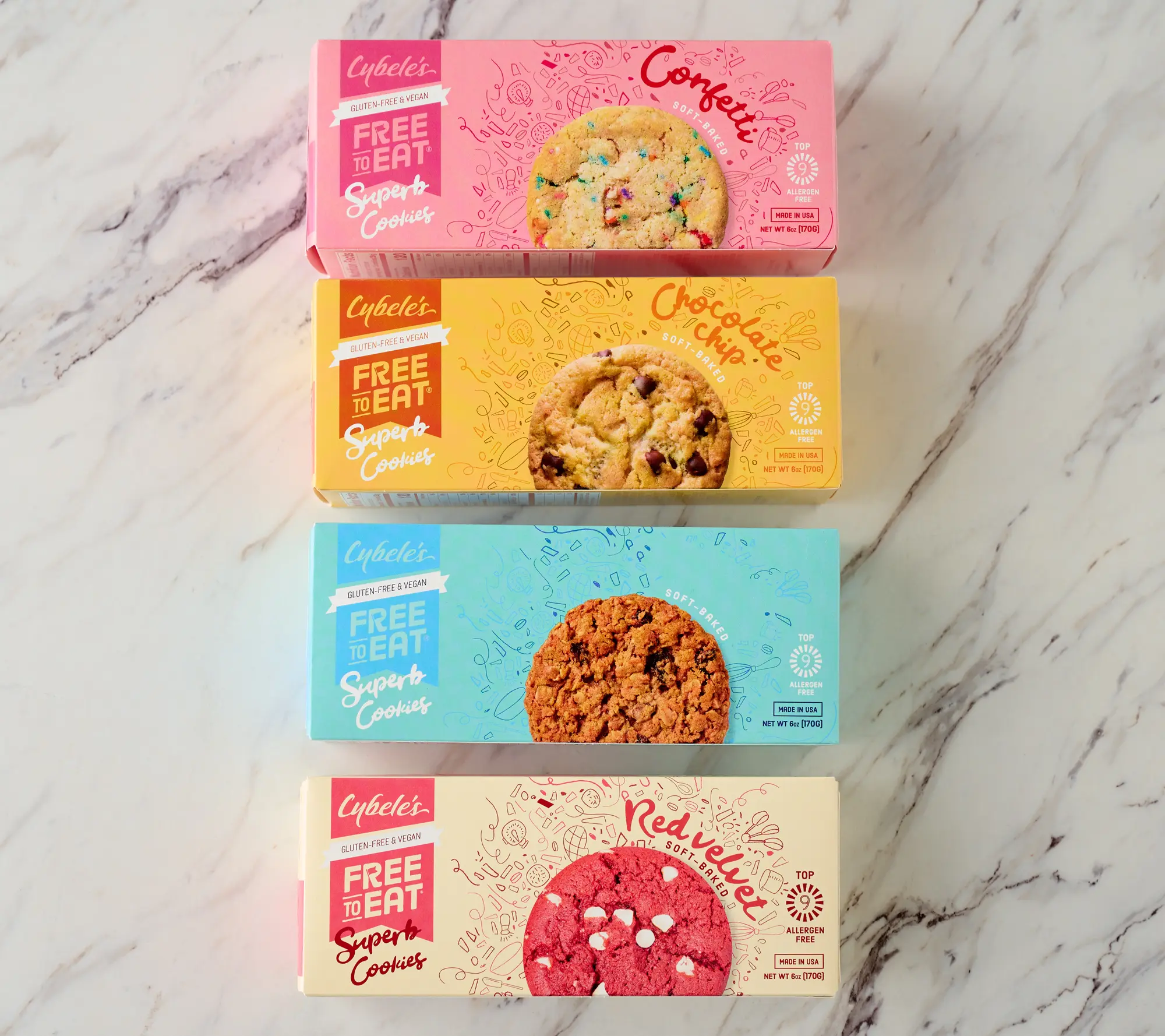 Cybele's Free to Eat 48pc Soft Baked Cookies in (4) Boxes Cybele's Free to Eat 48pc Soft Baked Cookies in (4) Boxes