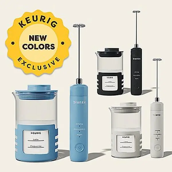 Keurig SimpleCafé Frother - Milk Frother - Make Lattes at Home - Make Cappucinos at Home - At Home Coffee Drinks