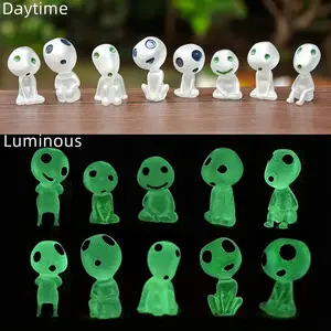 10 Renus Glow-In-The-Dark Tree Fairies, Resin Ghost Figures for Garden, Moss Landscape, Aquarium, Dollhouse Decor, DIY Halloween Outdoor Crafts, Garden Sculptures Statues