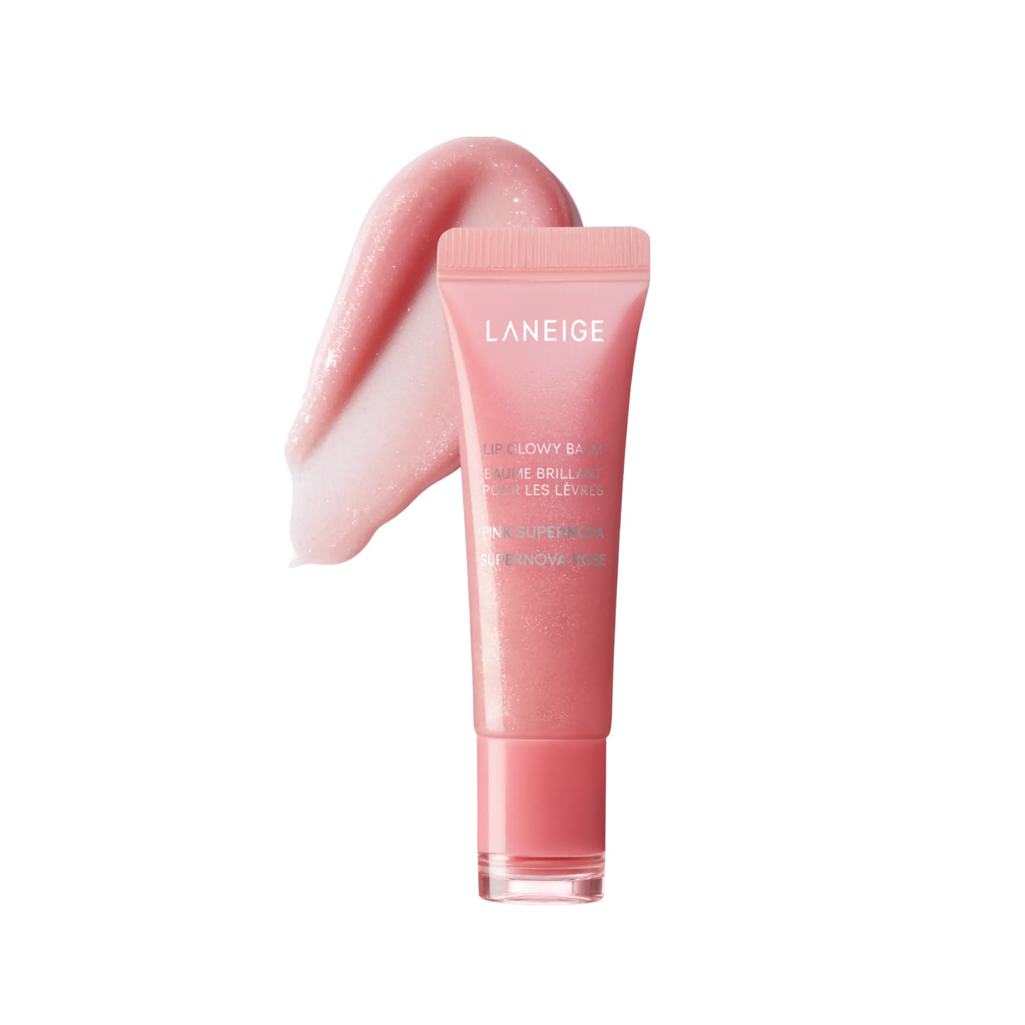 Laneige Lip Glowy Balm Stardust, Hydrating, Shimmer Finish, Infused with Shea Butter and Murumuru Butter Green Tea Nourishing