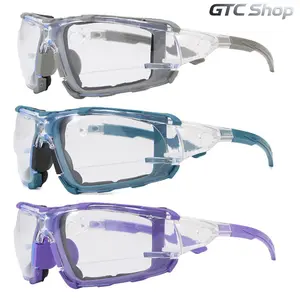 3-Piece Safety Glasses Set, Impact-Resistant Shatterproof Scratch-Resistant UVC Protection Sports Eyewear, 3-Lens Professional Industrial Occupational Safety Glasses for Work & Sports Activities summerwins