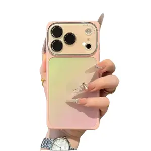 New Square Gradient Phone Case, Anti-Drop Full Protection Cover with Lens Protection, Stylish & Functional for IP 17 Pro Max, 16 Pro, 15, 14