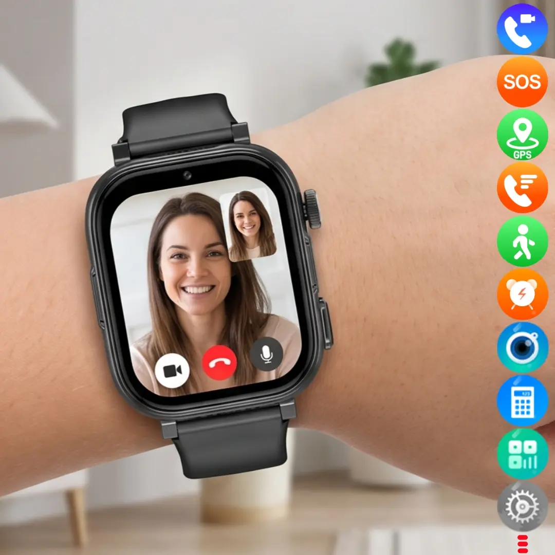 CJC T35 Kids Smart Watch for Boys Girls - 1.83" HD Screen Phone Watch with GPS Locator, Two-Way Call, Video Chat, SOS, Camera, Alarm Clock, Class Mode - Birthday Gift for Kids Ages 3-12