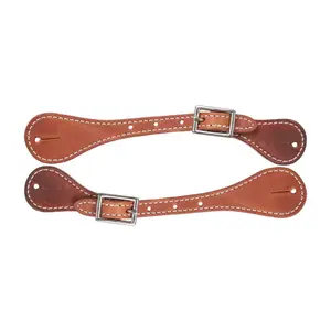 Youth Oiled Harness Leather Spur Strap