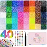 40-Color 40000Pcs 3mm Resin Flat Back Jelly Rhinestones Beads Bedazzling Kit, Glitter Decorative Nails Supplies for Nail Art Shimmer, Crafters’ Craft Decor