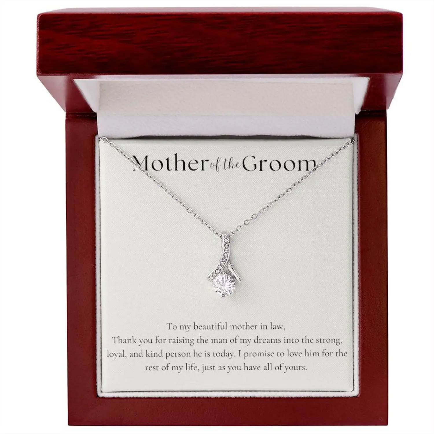 Elegant Solitaire Pendant Necklace for Women, 7mm Cubic Zirconia Gold Finish Stainless Steel Jewelry, Adjustable 18"-22" Length Chain, Female Wear, Anniversary & Wedding Gift with Optional LED Box, Adjustable Chain