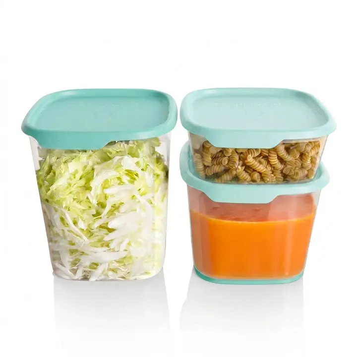 Tupperware One Touch Fresh Large Square Set | Meal Prep & Food Storage Containers