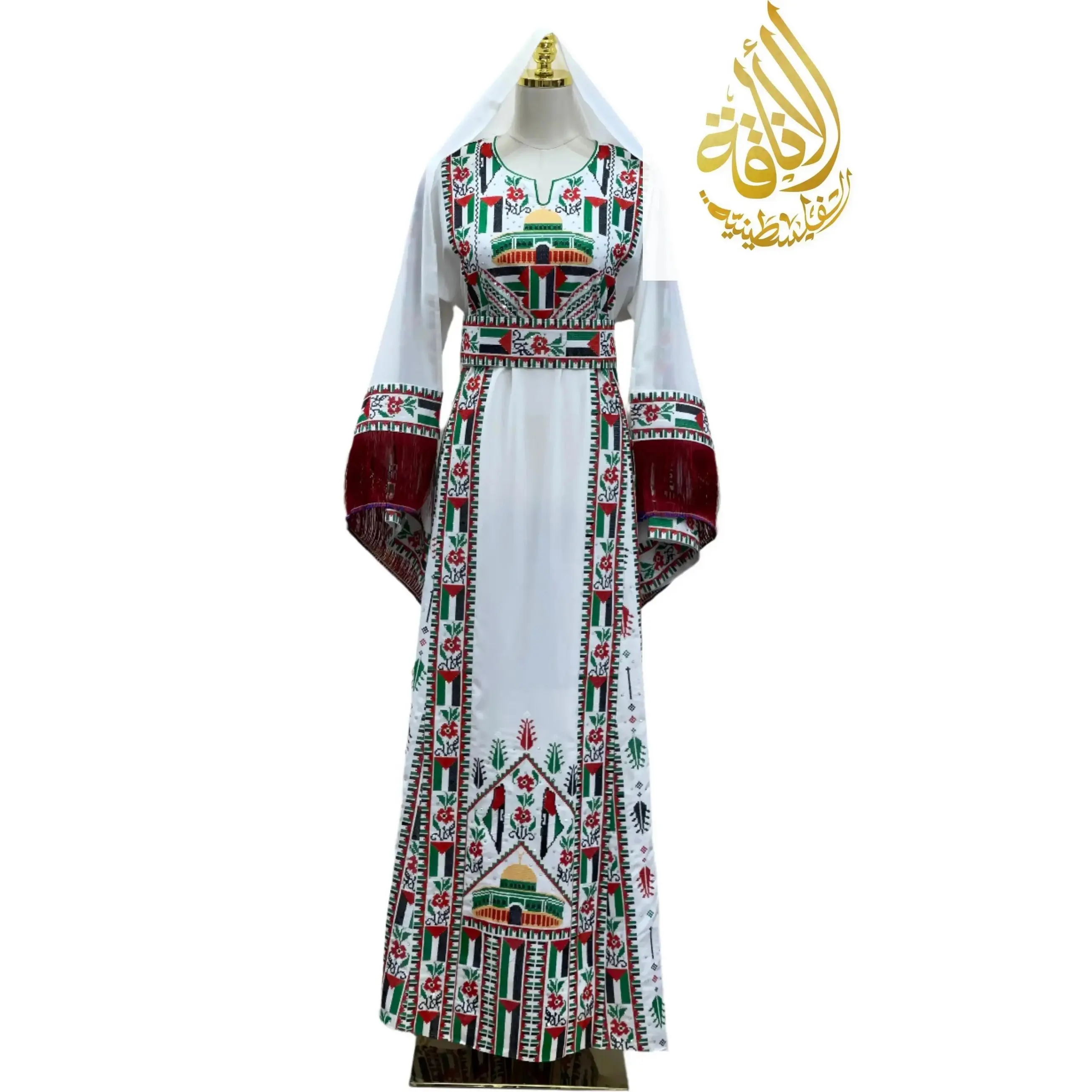 Palestinian and Proud Embroidered Thoub - Celebrate Heritage in Style