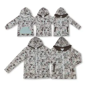 C Adult Clothes Women Camo Ruffles Jacket Pockets Hunting Women Winter Coat GT1273