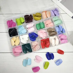 576 Piece Full Color Gel Nail Tips Set, Reusable Press-On Nails, Quick & Long-Lasting Adhesion, Perfect for Daily Life & Parties