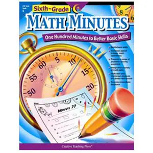 Creative Teaching Press CTP2634 Sixth-Grade Math Minutes