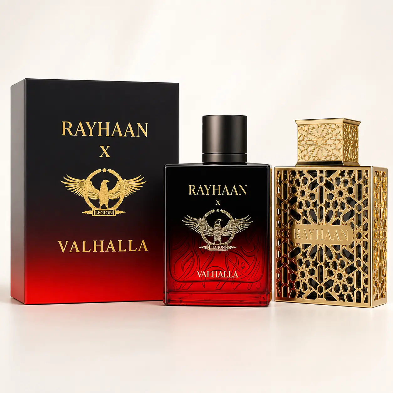 Rayhaan Valhalla & Elixir Perfume Spray Duo, 2 x 3.4 fl oz / 100 mL
