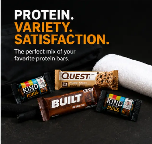 Premium Dietary Protein Snack Variety Pack – Fitness & Nutrition Support Health Supplement Snacks Healthcare Edible
