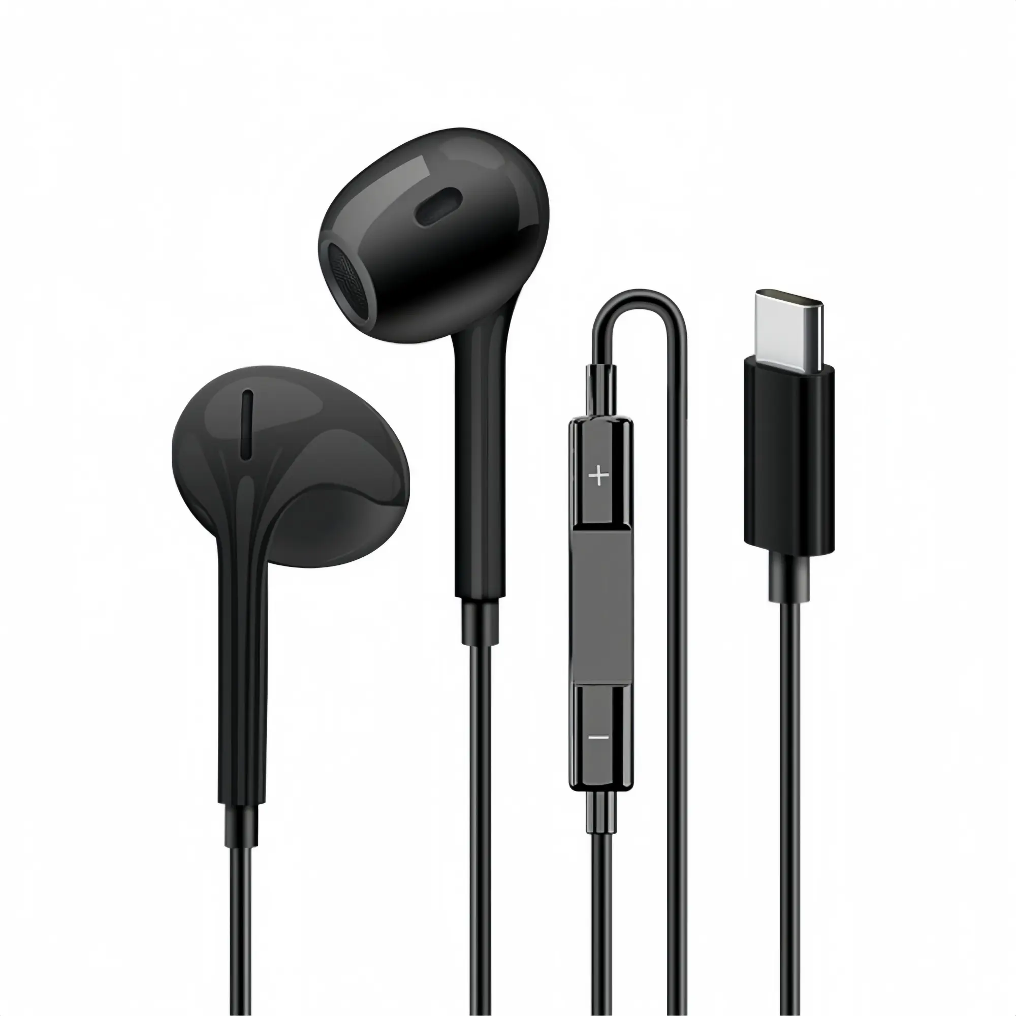 Type-C Digital Wired Headphones Dac Decoder Compatible with Apple Huawei Honor Samsung Vivo Xiaomi Oppo Universal In-Ear Phone Earbuds