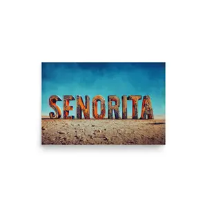 Desert Echoes Poster Decor Matte Room Sandy Wall Decoration Photo Artistic Ornaments Print