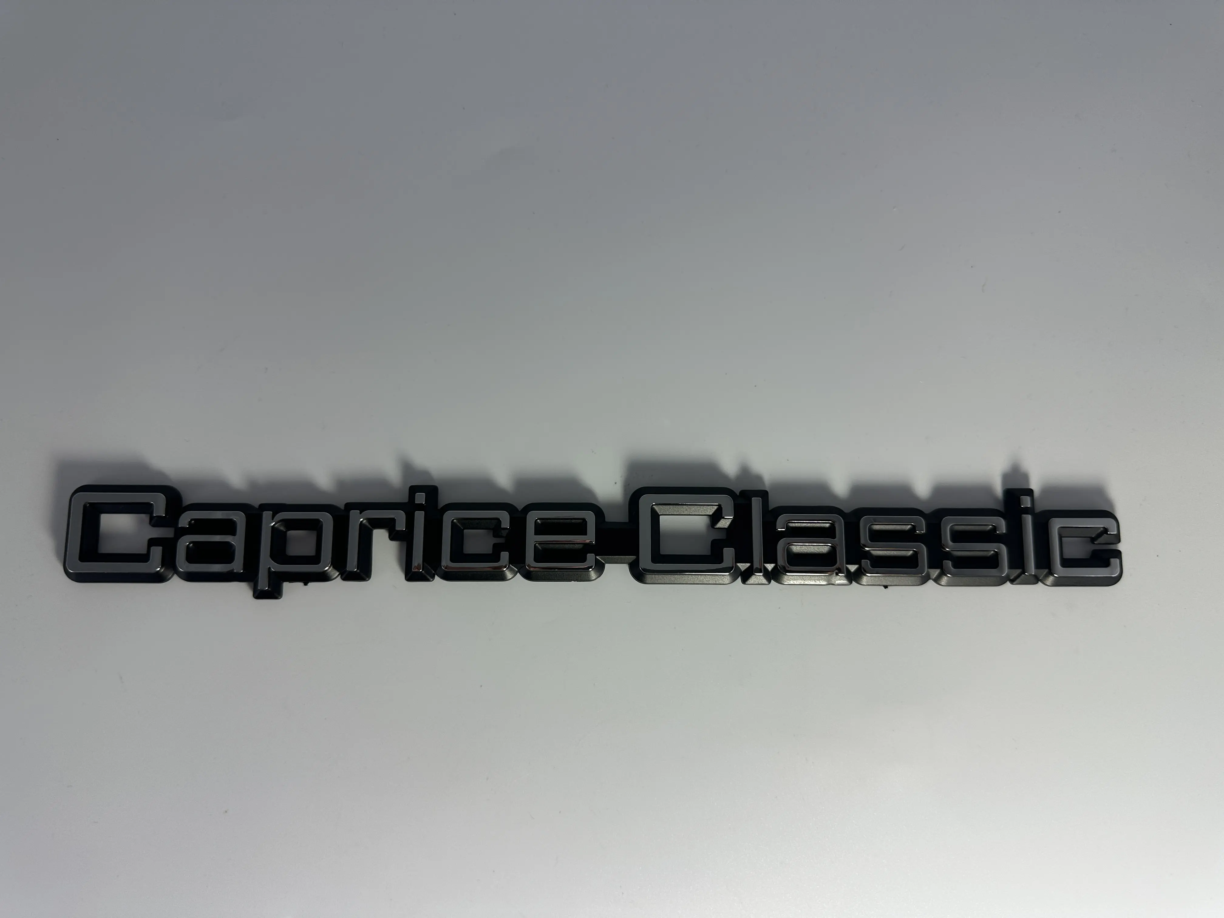 1986-1990 Chevrolet Caprice Classic Trunk Lid Emblem Name Plate GM