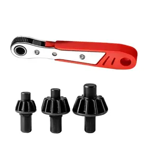 Multiple Angle Ratcheting Screwdriver 36T Metal Construction Tight Space Repair