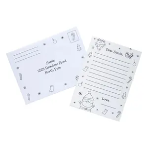 Color Your Own Letters to Santa with Envelopes - 24 Pc.