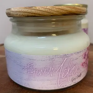 Taylor Candle Company French Lilac soy candle in various sizes