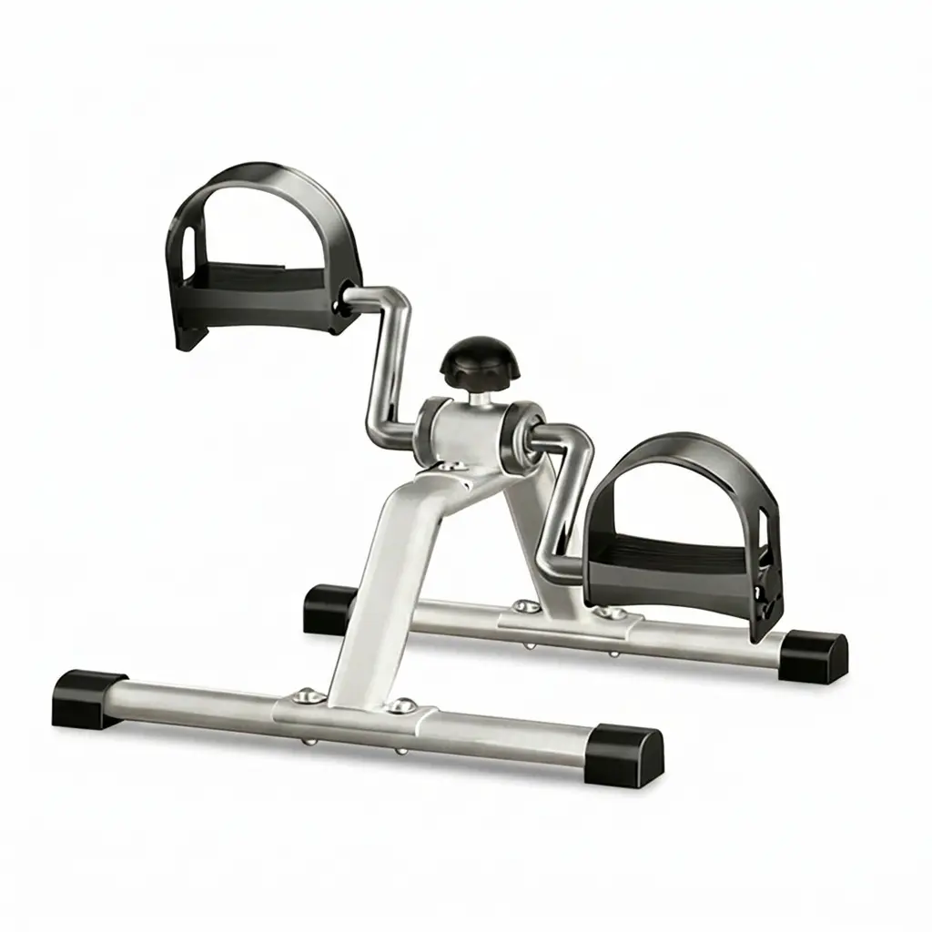 Adjustable Under Desk Pedal Exerciser - Portable Mini Exercise Bike for Arm, Leg Workouts, Quiet Sports & Outdoor Fitness Equipment for Home, Office
