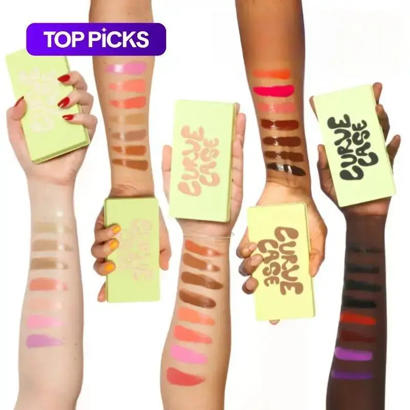 Cream Makeup Palette with Blush and Contour, Portable Cosmetics for a Dewy Gloss and Flawless Radiant Glow
