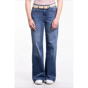 High-Rise Wide Leg Tummy Control Jeans- Three Inseams