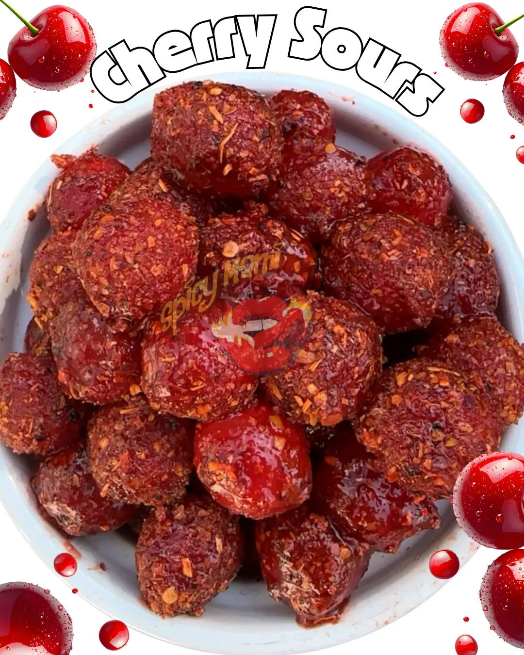 Chamoy Cherry Bombs Candy Bites