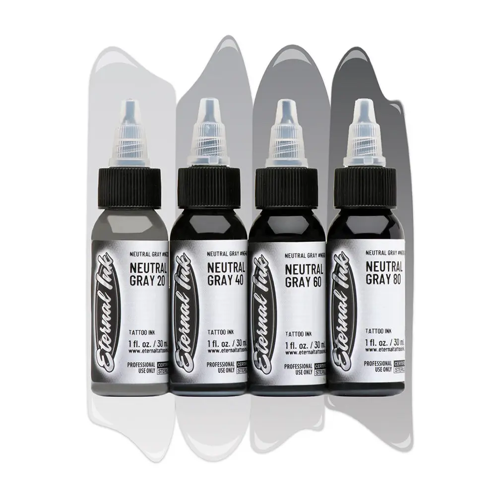 Eternal Ink Neutral Gray Ink Set — Four 1 fl. oz. Bottles — Price Per 1 Eternal Ink Neutral Gray Ink Set — Four 1 fl. oz. Bottles — Price Per 1