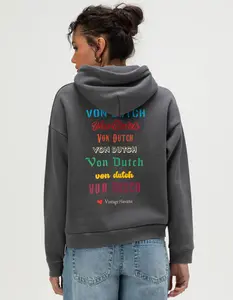 VINTAGE HAVANA x Von Dutch Embroidered Womens Hoodie