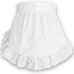 Apron Kitchen Cooking Restaurant Cotton Bistro Half Aprons with Pockets For Woman