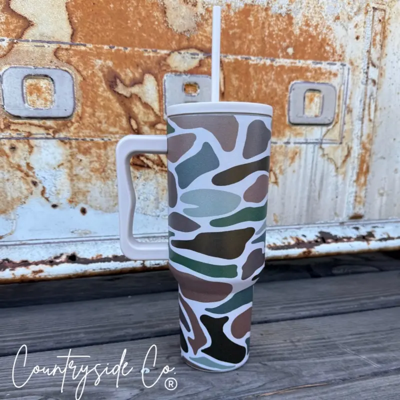 Duck camo cup 40oz